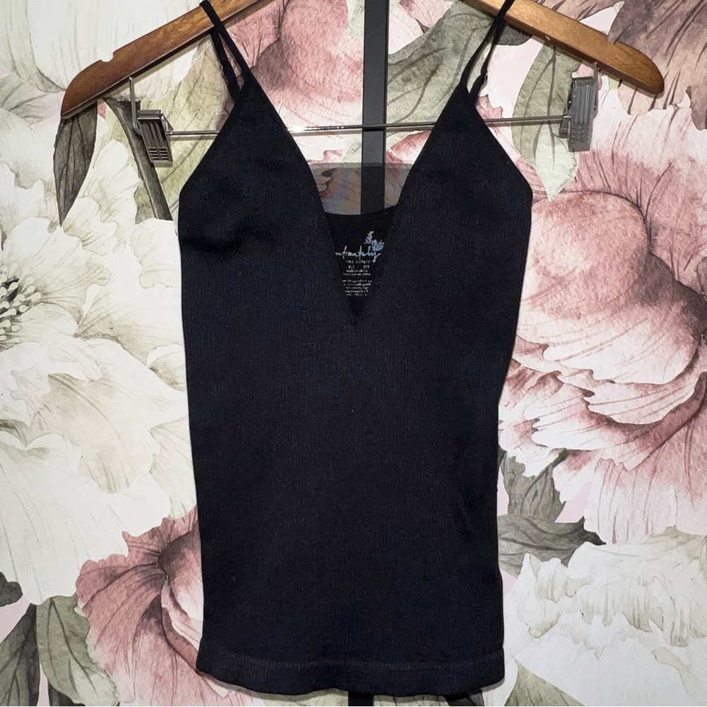 Free People "Come Around" Mesh Insert Cami Tank Top
